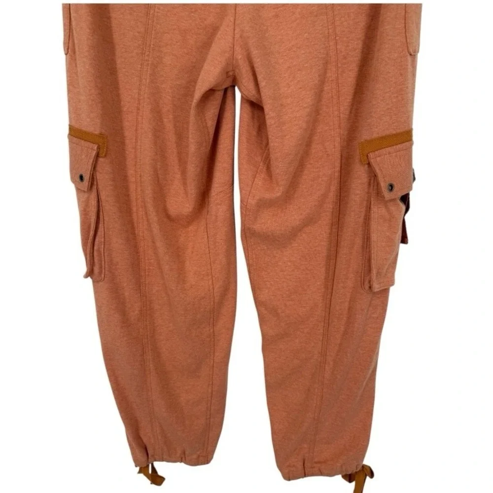 Free People Women's‎ Semi Charmed Cargo Jogger Pants Orange Size XS Activewear